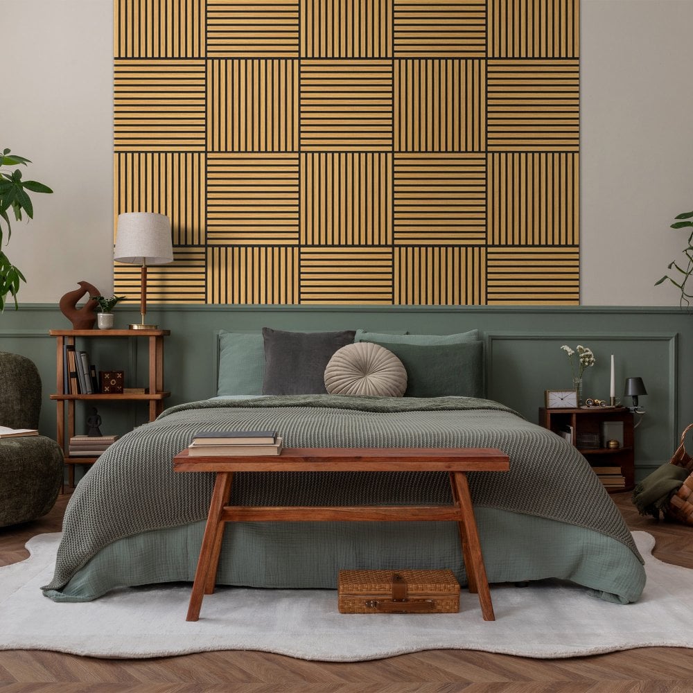 Liberty Elevation Acoustic Wall Panelling 600 x 600mm Golden Oak - Image 3