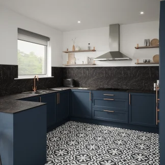Mariz Vena Black 3050 x 1240 x 12mm Island