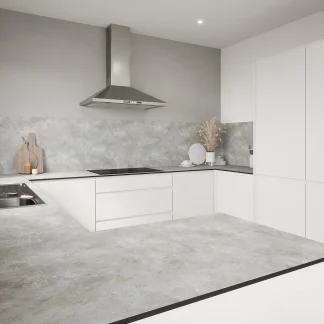 Mariz Light Concrete 1500 x 600 x 3mm Splashback