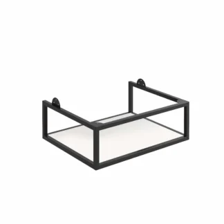 Scudo Ambience 600mm x 480mm x 200mm Frame with Dual Colour Shelf - Black
