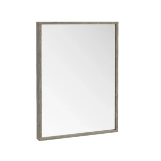 Scudo Ambience 800mm x 600mm Mirror - Grey Oak