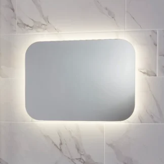 Scudo Aura 500mm x 700mm LED Mirror w/ Demister Pad