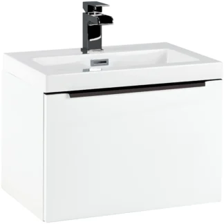 Scudo Muro Black Handle For 500mm Wall Hung Unit