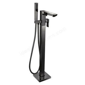 Scudo Muro 2 Tap Hole Freestanding Bath Tap - Matte Black