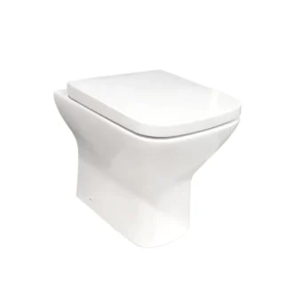 Scudo Porto Rimless Back To Wall Pan and Seat - White
