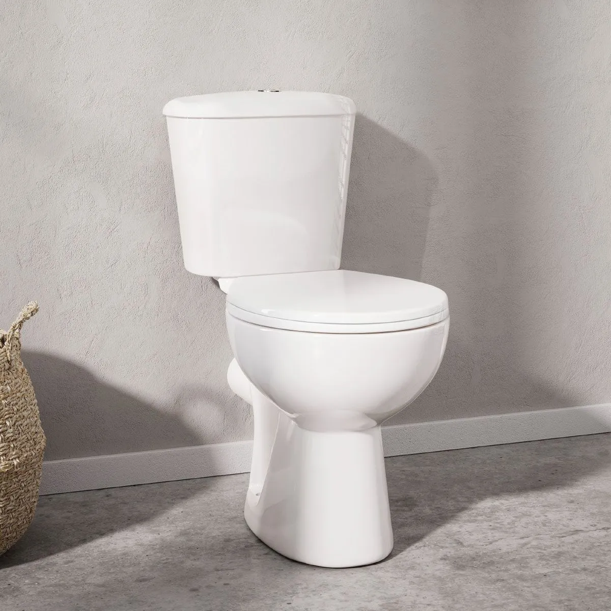 Scudo Spa Rimless Close Coupled Closed Back Complete WC - White - Image 3