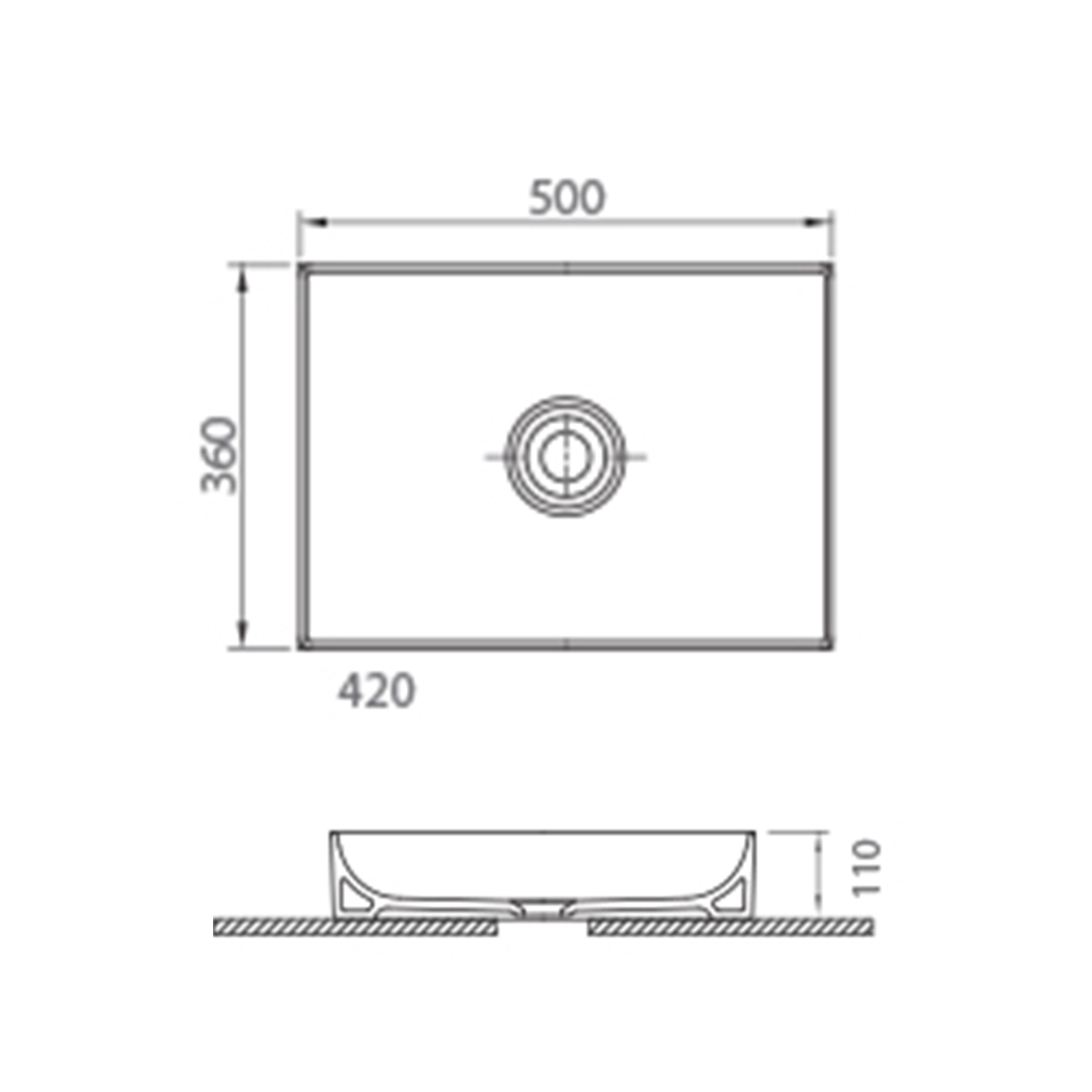 Scudo Alfie 800mm Fluted Vanity Unit Kit With Worktop, Side Unit, Sit On Basin - Sonoma Oak - Image 9