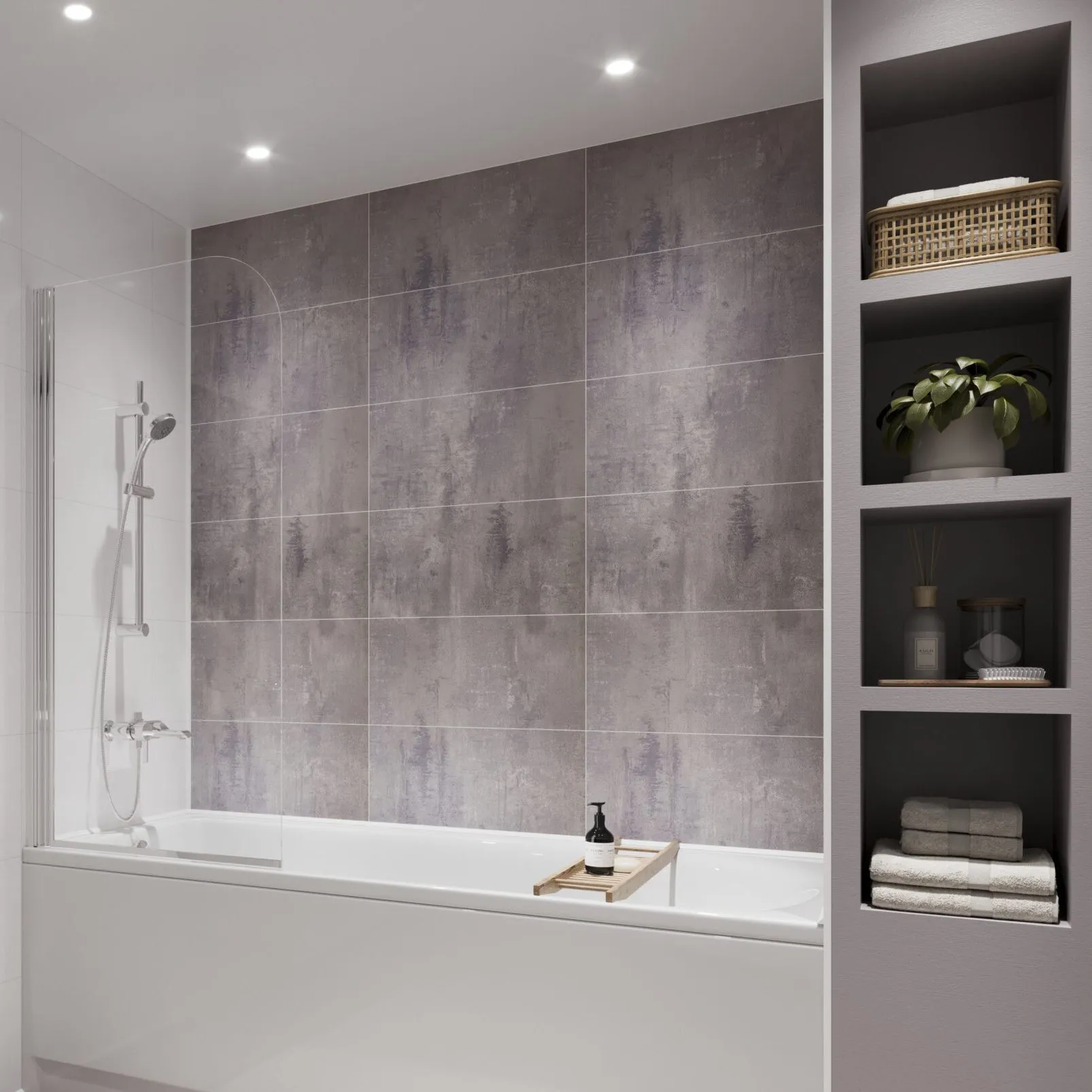 Showerwall Laminate Cement Tile SWT05 2400 x 600 Proclick