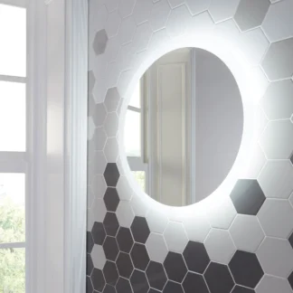 Scudo Lunar 600mm LED Mirror w/ Demister Pad