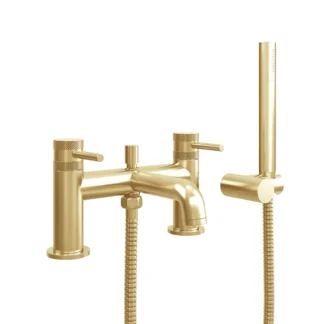 Scudo Core Bath Shower Mixer - Brushed Brass
