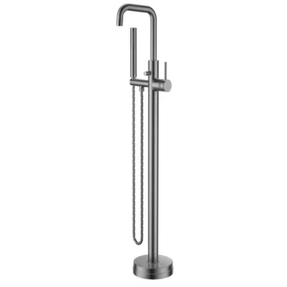 Scudo Core Freestanding Bath Shower Mixer - Gunmetal