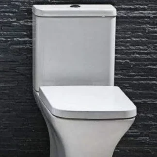 Scudo Porto Rimless Open Back Complete WC - White