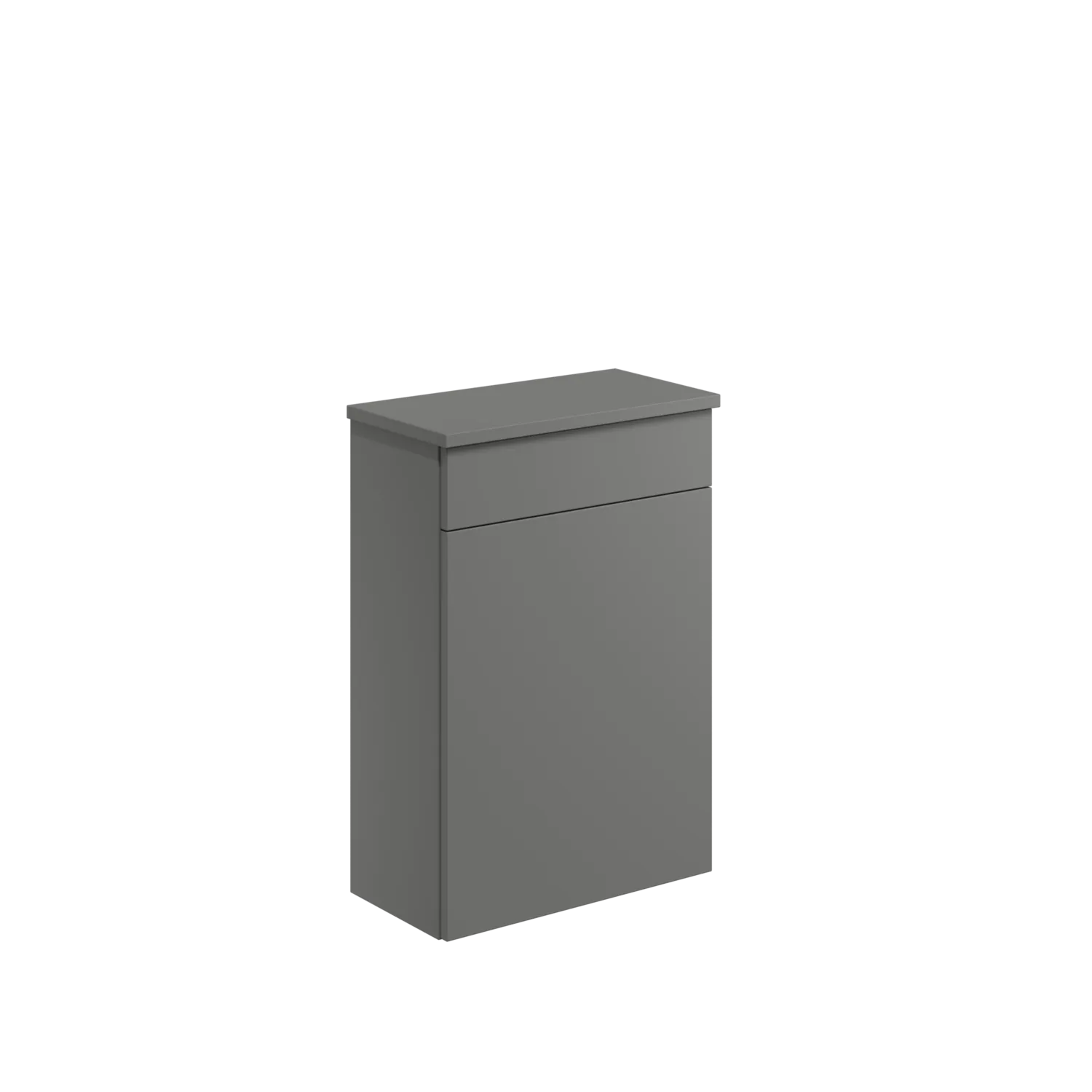 Scudo Aubrey 505mm x 800mm x 255mm Floorstanding WC Unit - Dust Grey