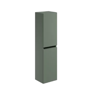 Scudo Aubrey 300mm x 1200mm x 265mm Wall Mounted Tall Boy Unit - Reed Green