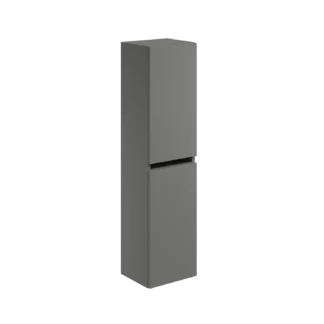 Scudo Aubrey 300mm x 1200mm x 265mm Wall Mounted Tall Boy Unit - Dust Grey