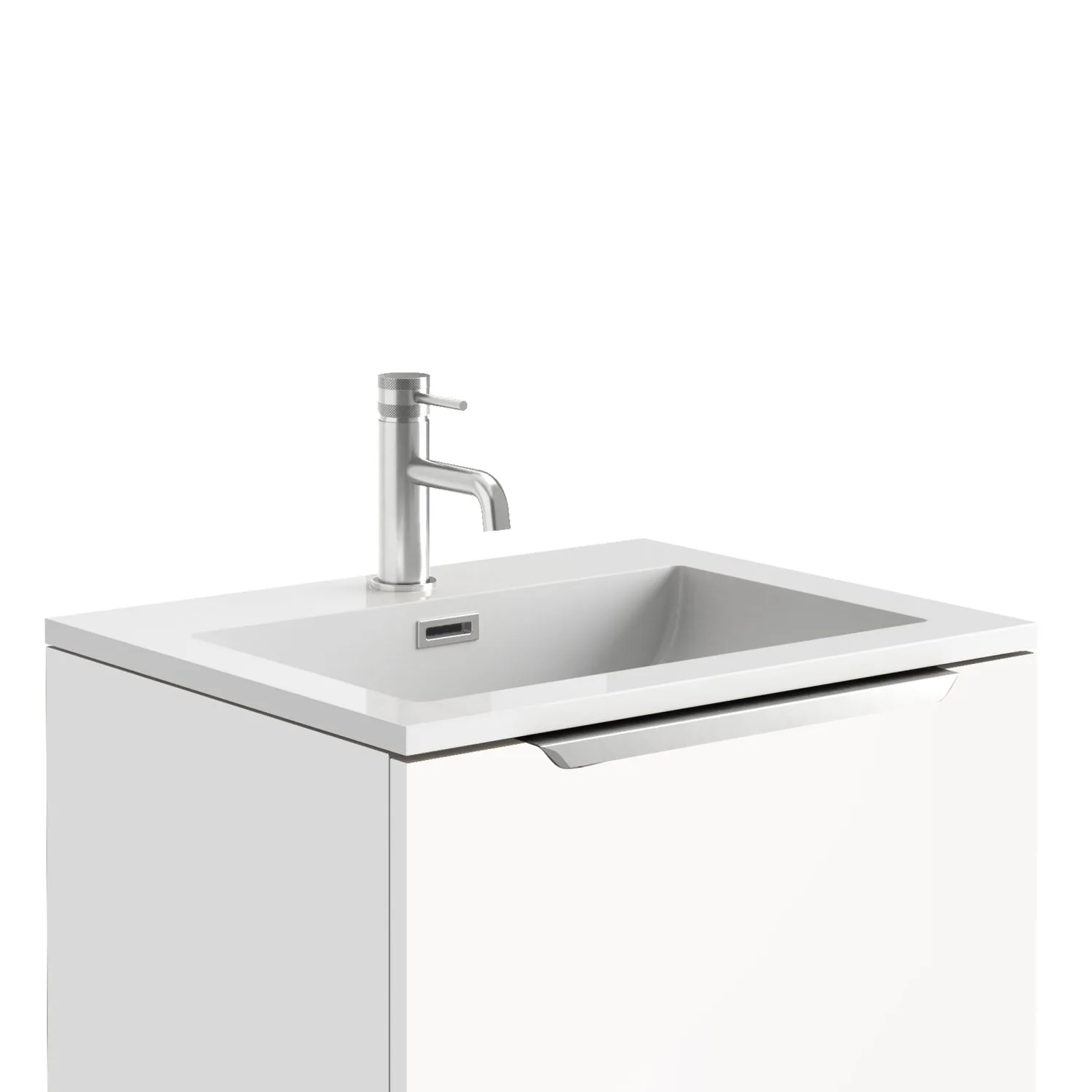 Scudo Chevron 400mm Handle - Chrome
