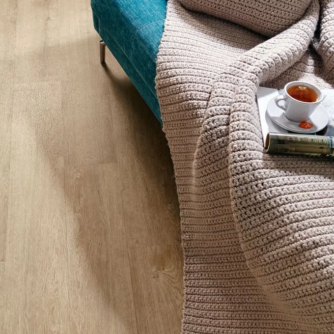 Polyflor Camaro PUR 2mm Glue Down LVT Cashmere Oak 2244 - Image 3