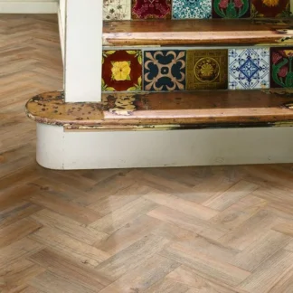 Polyflor Camaro PUR 2mm Glue Down LVT Cambridge Parquet 2251