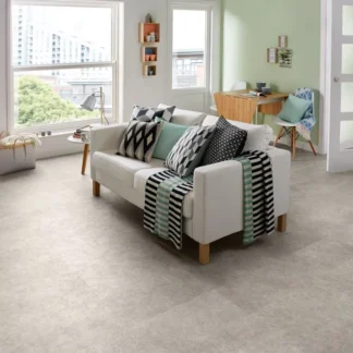 Polyflor Camaro PUR 2mm Glue Down LVT Burnished Concrete 2342