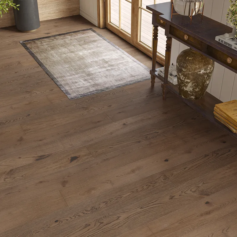 Wood Flooring Kent Rustic Plank 1900 x 190 14/3mm Engineered Wood Flooring Dark Roast Oak ER1919143-5 - Image 3