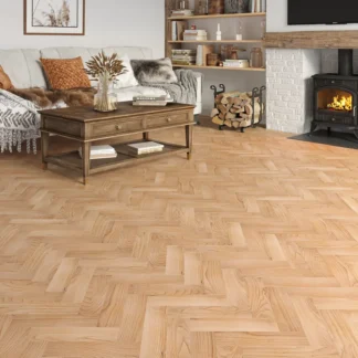 Wood Flooring Kent Select Herringbone 300 x 80 10/3mm Engineered Wood Flooring Gallery Oak ESH103-2