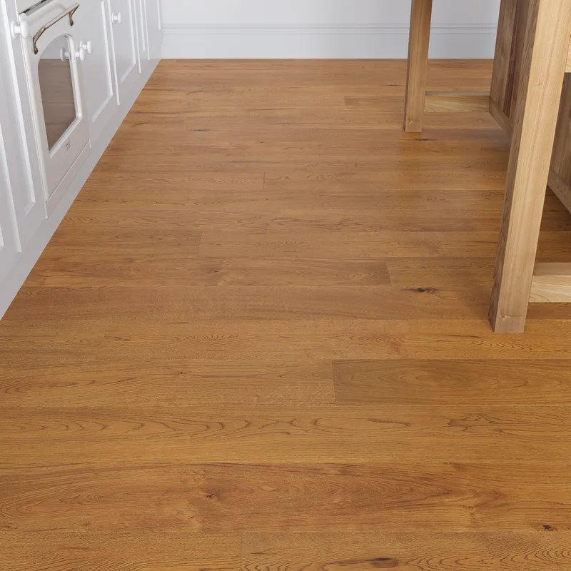 Wood Flooring Kent Rustic Plank 1900 x 190 20/6mm Engineered Wood Flooring Golden Gallery Oak ERP1919206-3 - Image 3