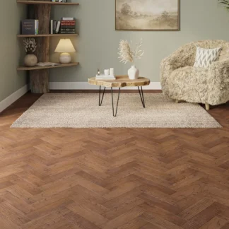 Wood Flooring Kent Select Herringbone 300 x 80 10/3mm Engineered Wood Flooring Manor Oak ESH103-9