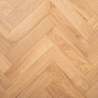 Wood Flooring Kent FSC Rustic Herringbone 400 x 90 15/4mm Engineered Wood Flooring Natural Forest Oak EFRH154-3