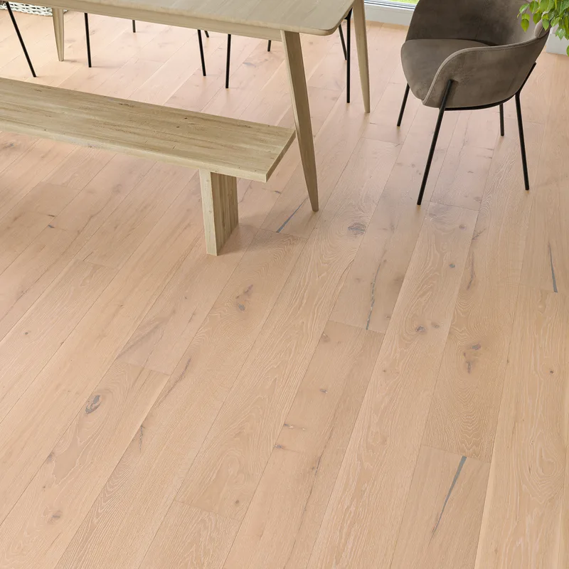 Wood Flooring Kent Rustic Plank 1900 x 190 15/4mm Engineered Wood Flooring Smoked Dove Oak ERP1919154-5 - Image 3