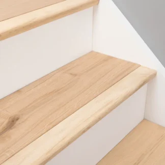 Wood Flooring Kent Real Wood Flooring Bullnose Stair Nosing Unfinished Oak 28 x 57 x 2400mm
