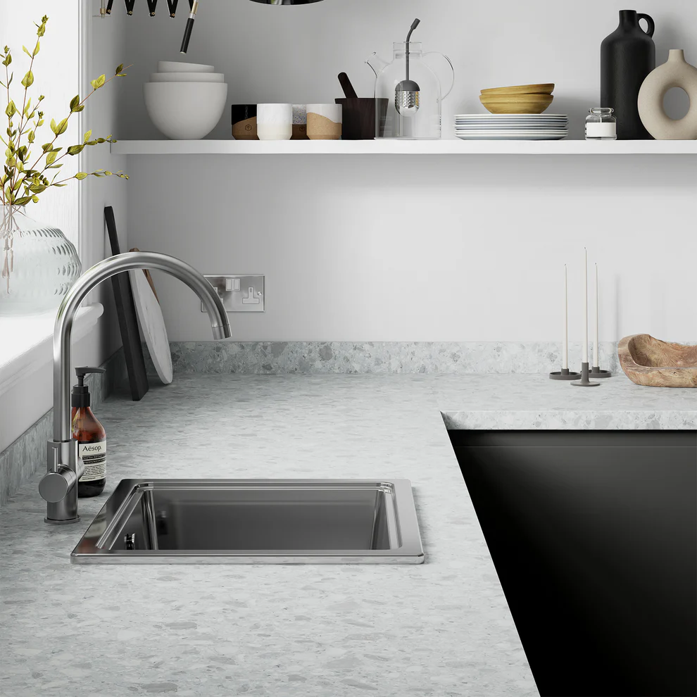 Wilsonart Laminate Worktops Nuvolento Postformed Worktop 3000 x 600 x 38mm