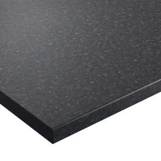 Wilsonart Laminate Worktops Black Atrium Postformed Worktop 3000 x 600 x 28mm