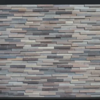 Tuscan 3D Wall Panels Smooth Silver Grey