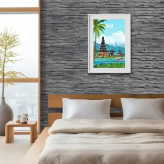 Tuscan 3D Wall Panels Rustic Anthracite