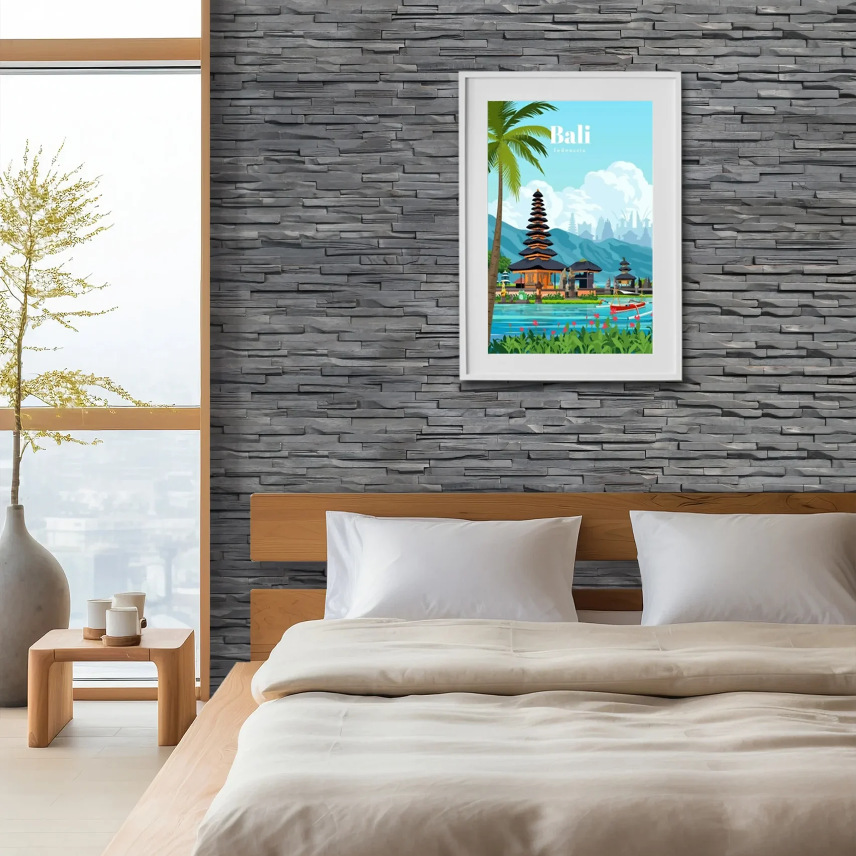 Tuscan 3D Wall Panels Rustic Anthracite