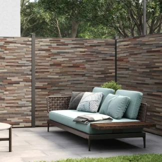 Tuscan 3D Wall Panels Smooth Dark Brown