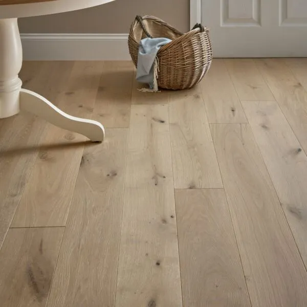 Woodpecker Harlech 15/4mm Engineered Floor Ecru Oak 190mm