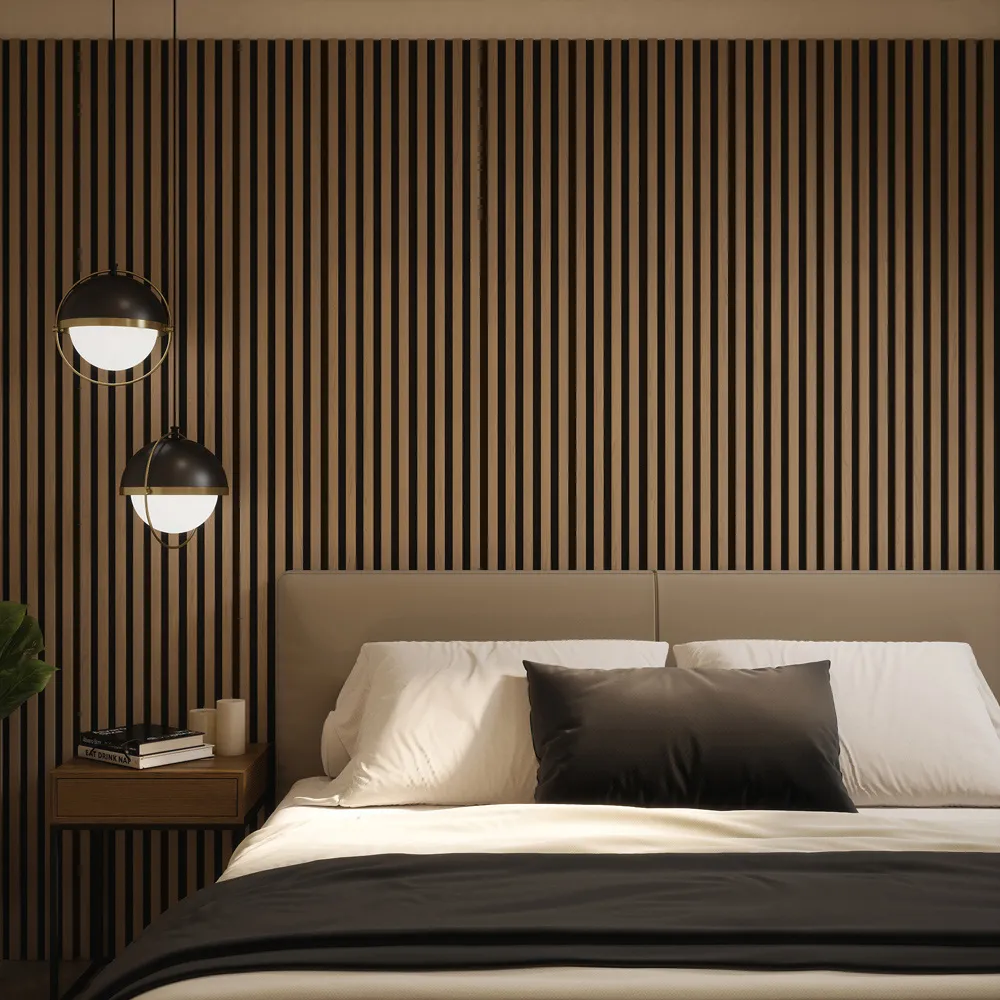 Tuscan Acoustic Wall Panel Natural Oak