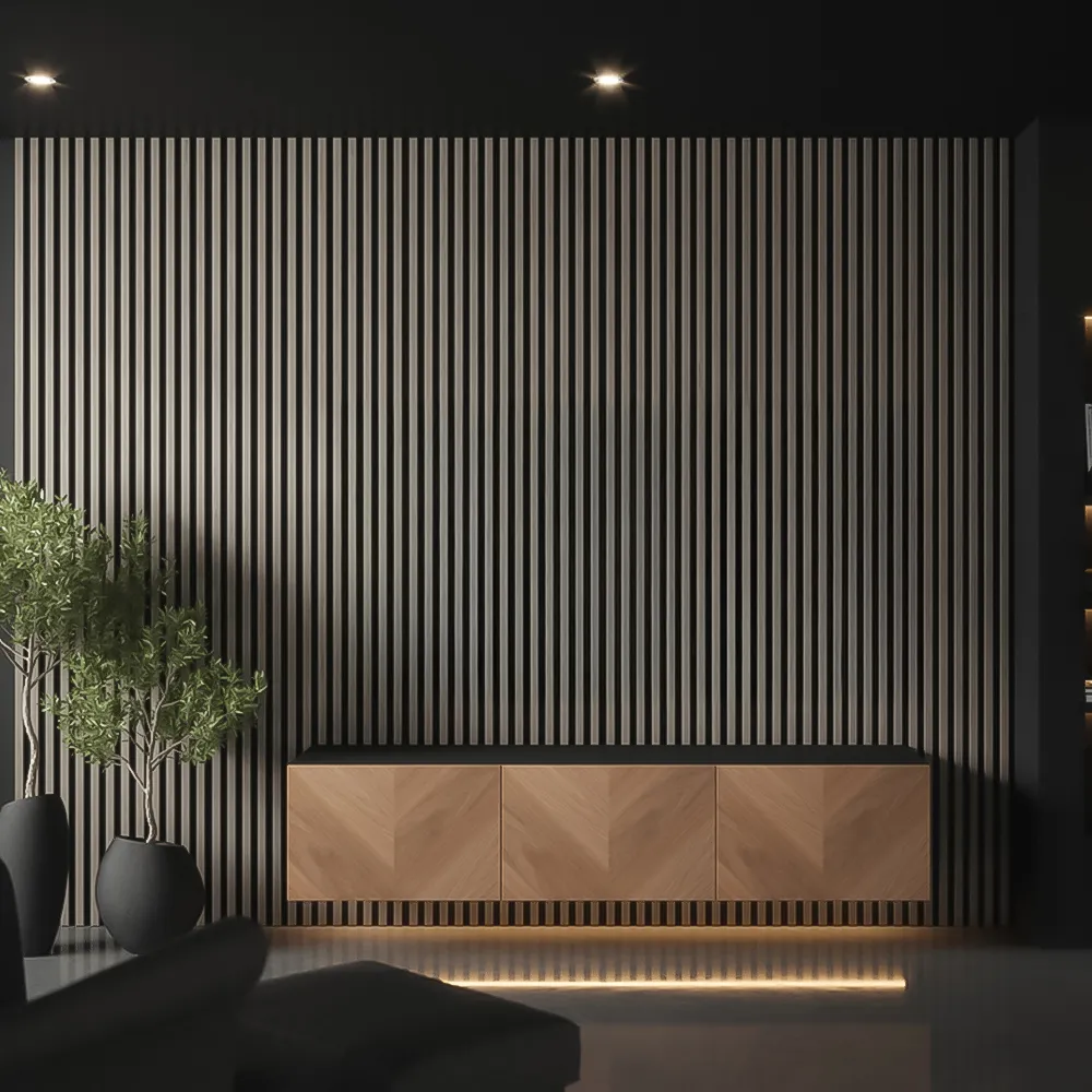 Tuscan Acoustic Wall Panel Smoked Grey - Image 3